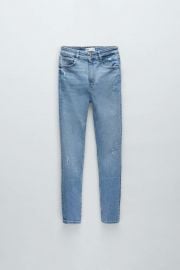 VINTAGE HI-RISE SKINNY JEANS TRF at Zara